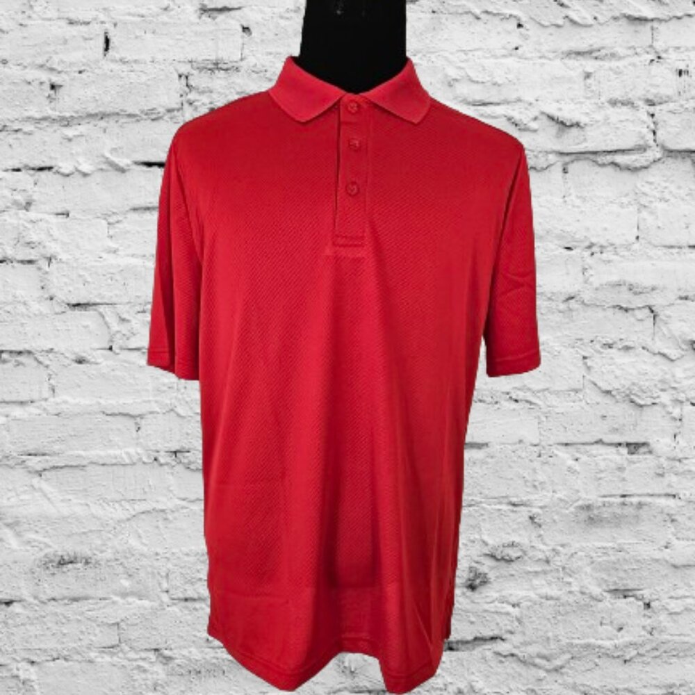 GEORGE MEN'S CASUAL DRESS SHORT SLEEVE POLO SHIRT - SIZE L/G (42-44)
